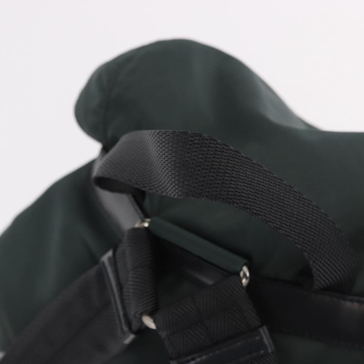 PRADA Backpack Nylon Green Silver Auth BA13603A - Jerrillo image 7
