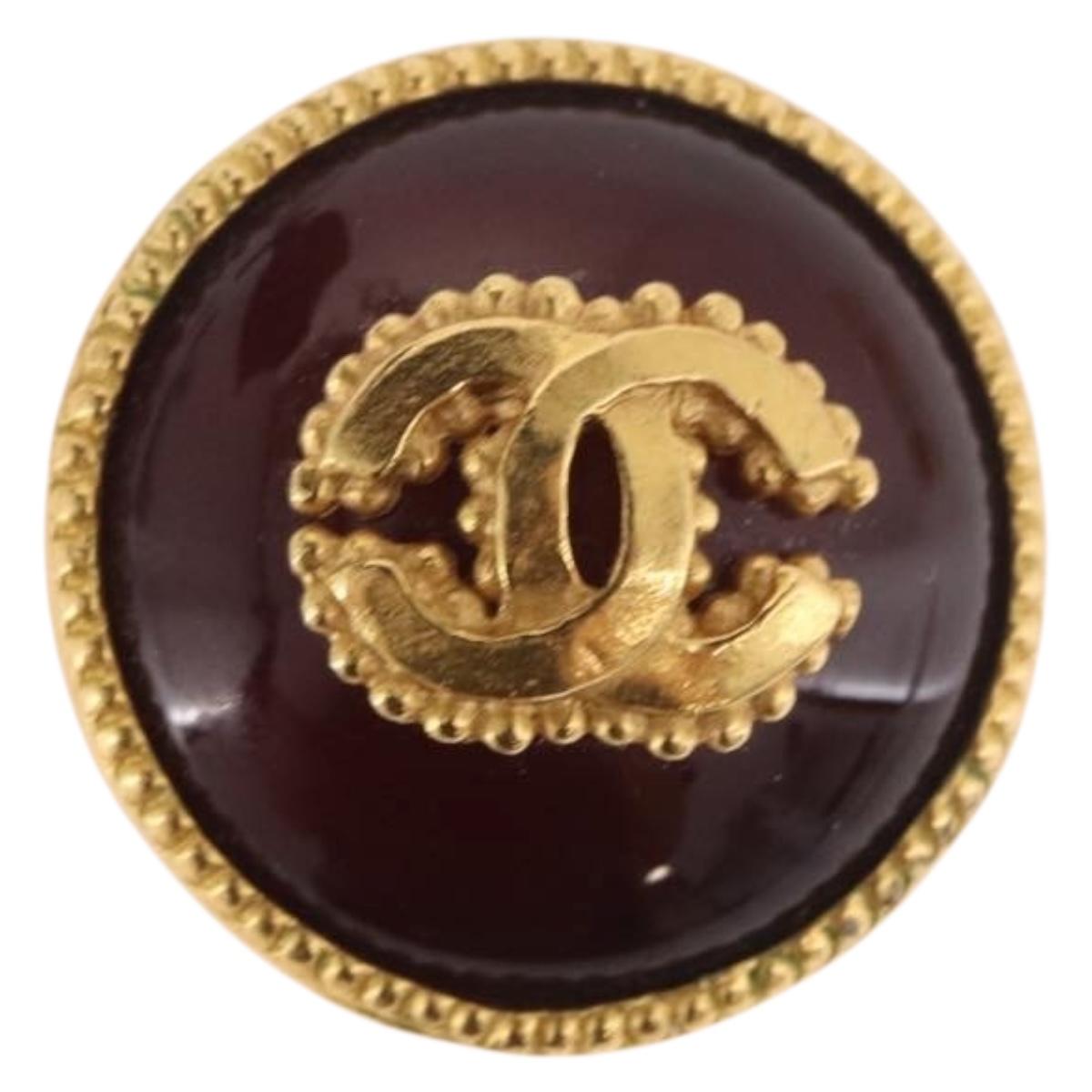 CHANEL Earring Metal Gold Tone CC Auth BA13637M - Jerrillo image 4