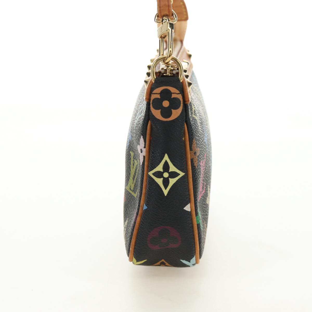 LOUIS VUITTON Multicolor Pochette Accessoires Pouch Black M92648 Auth BA13769V - Jerrillo image 4