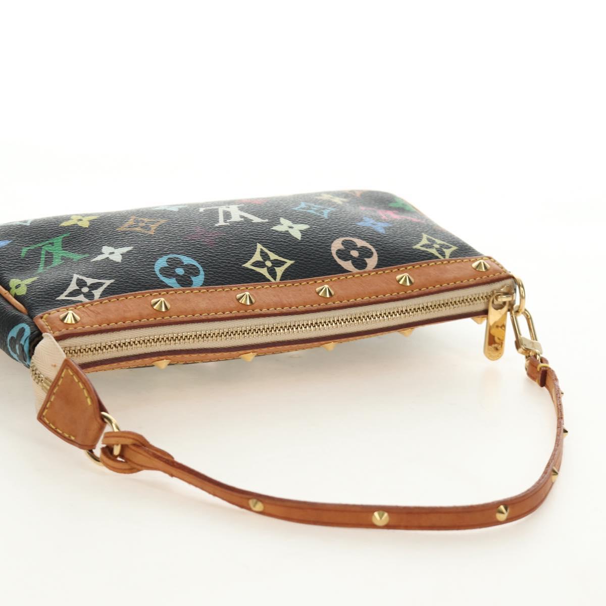 LOUIS VUITTON Multicolor Pochette Accessoires Pouch Black M92648 Auth BA13769V - Jerrillo image 6