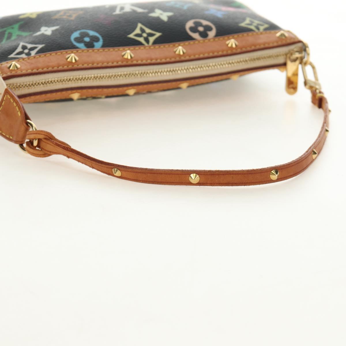LOUIS VUITTON Multicolor Pochette Accessoires Pouch Black M92648 Auth BA13769V - Jerrillo image 7