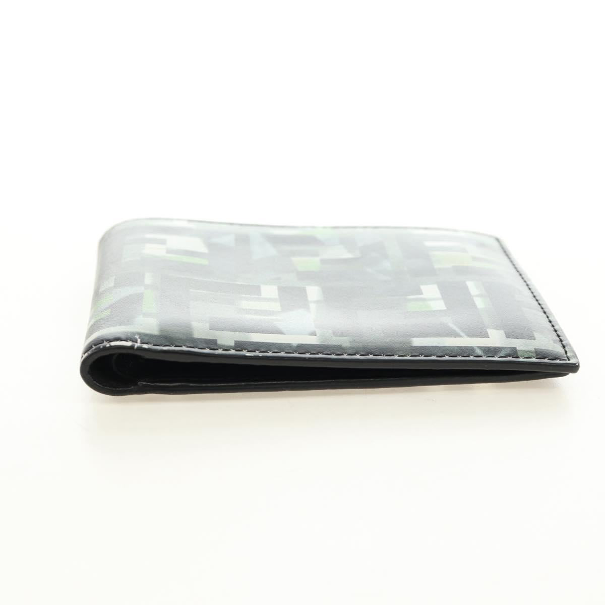 FENDI Zucca Canvas Bifold Wallet Leather Green Black Auth BA13848A - Jerrillo image 6