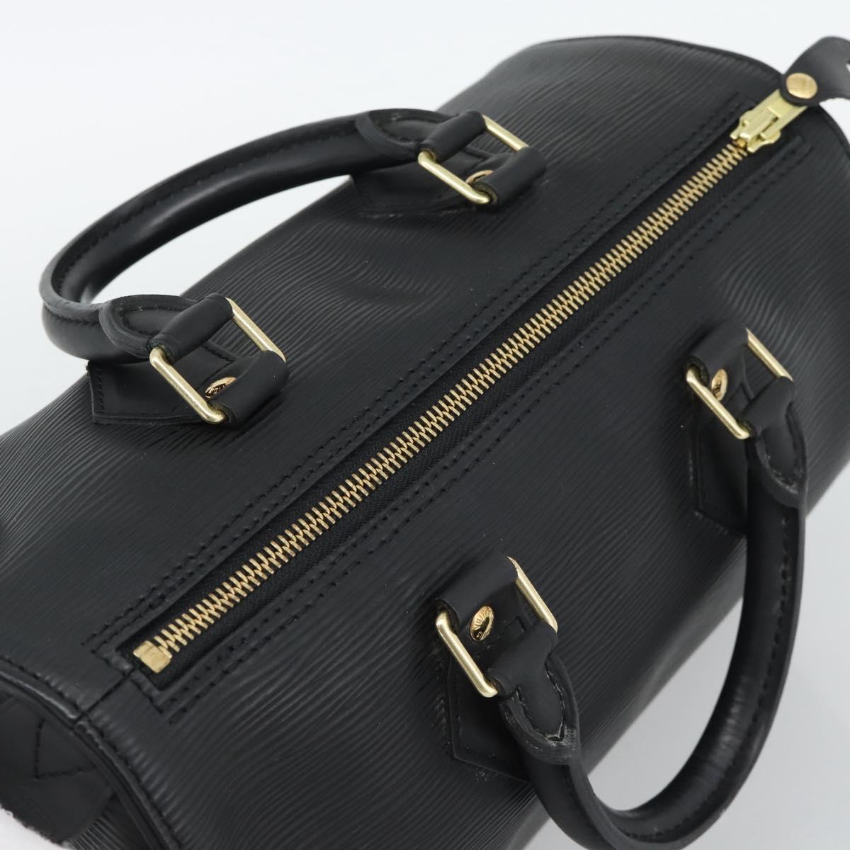 LOUIS VUITTON Epi Speedy 30 Hand Bag Noir Black M43002 LV Auth BA13894A - Jerrillo image 6