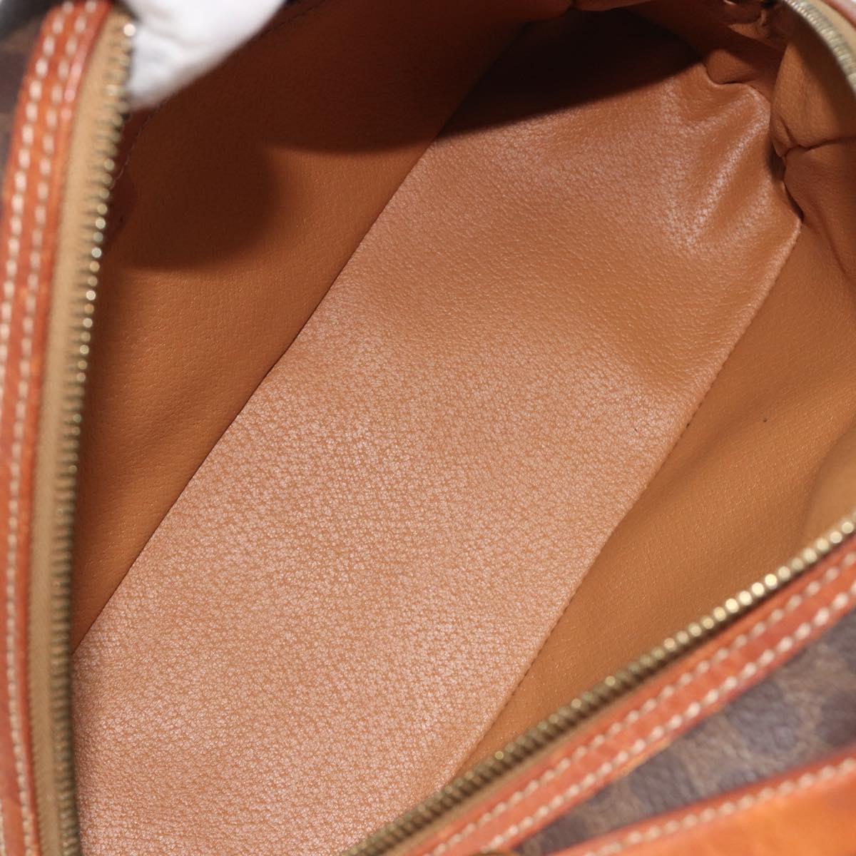 CELINE Macadam Hand Bag PVC Leather Brown Gold Auth BA13898 - Jerrillo image 10