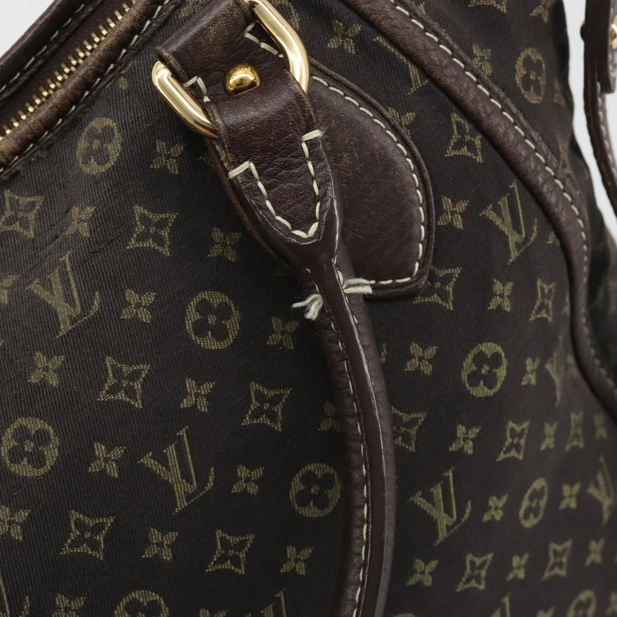 LOUIS VUITTON Monogram Mini Lin Buzasu Anjoul Brown Ebene M95617 LV Auth BA13988 - Jerrillo image 9