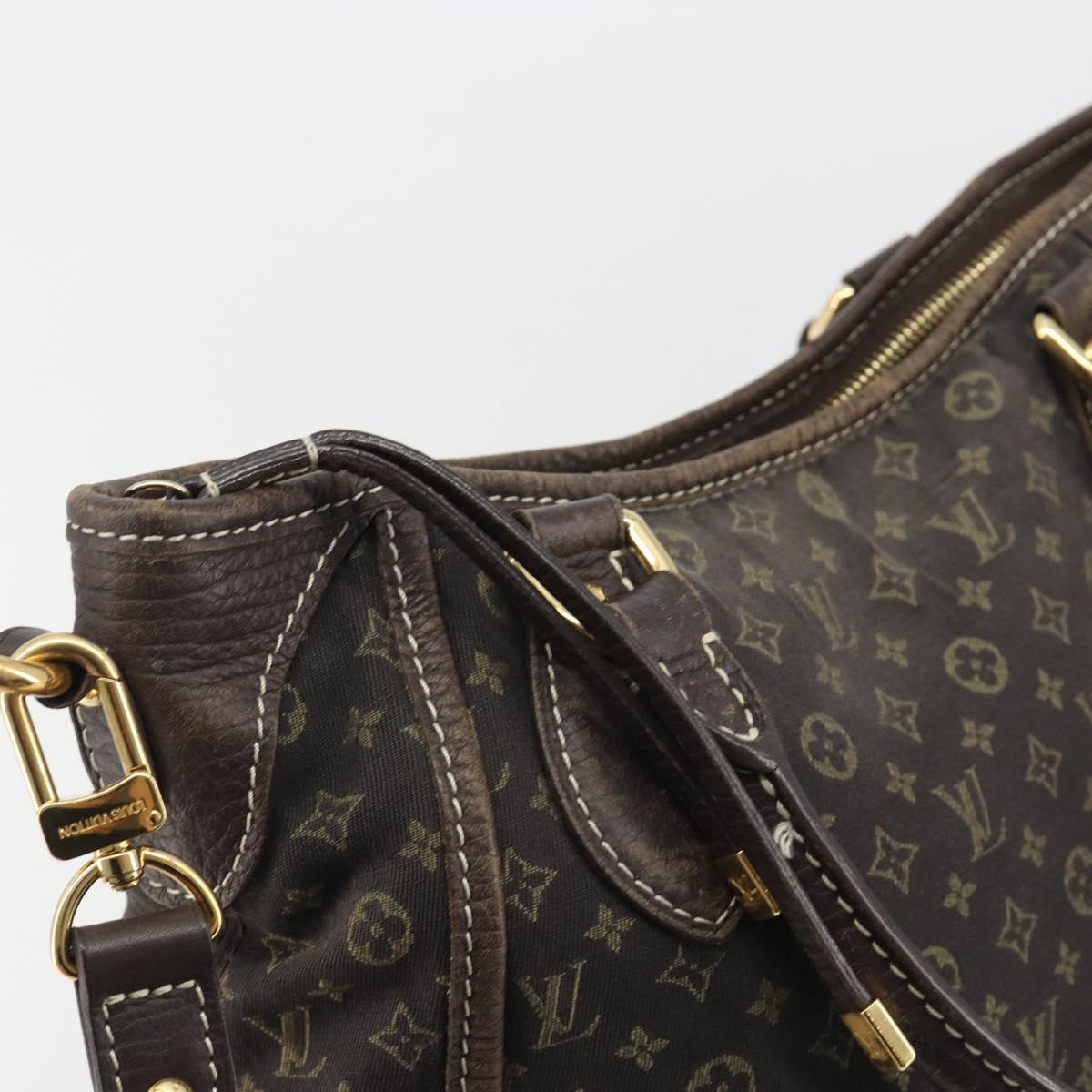 LOUIS VUITTON Monogram Mini Lin Buzasu Anjoul Brown Ebene M95617 LV Auth BA13988 - Jerrillo image 10