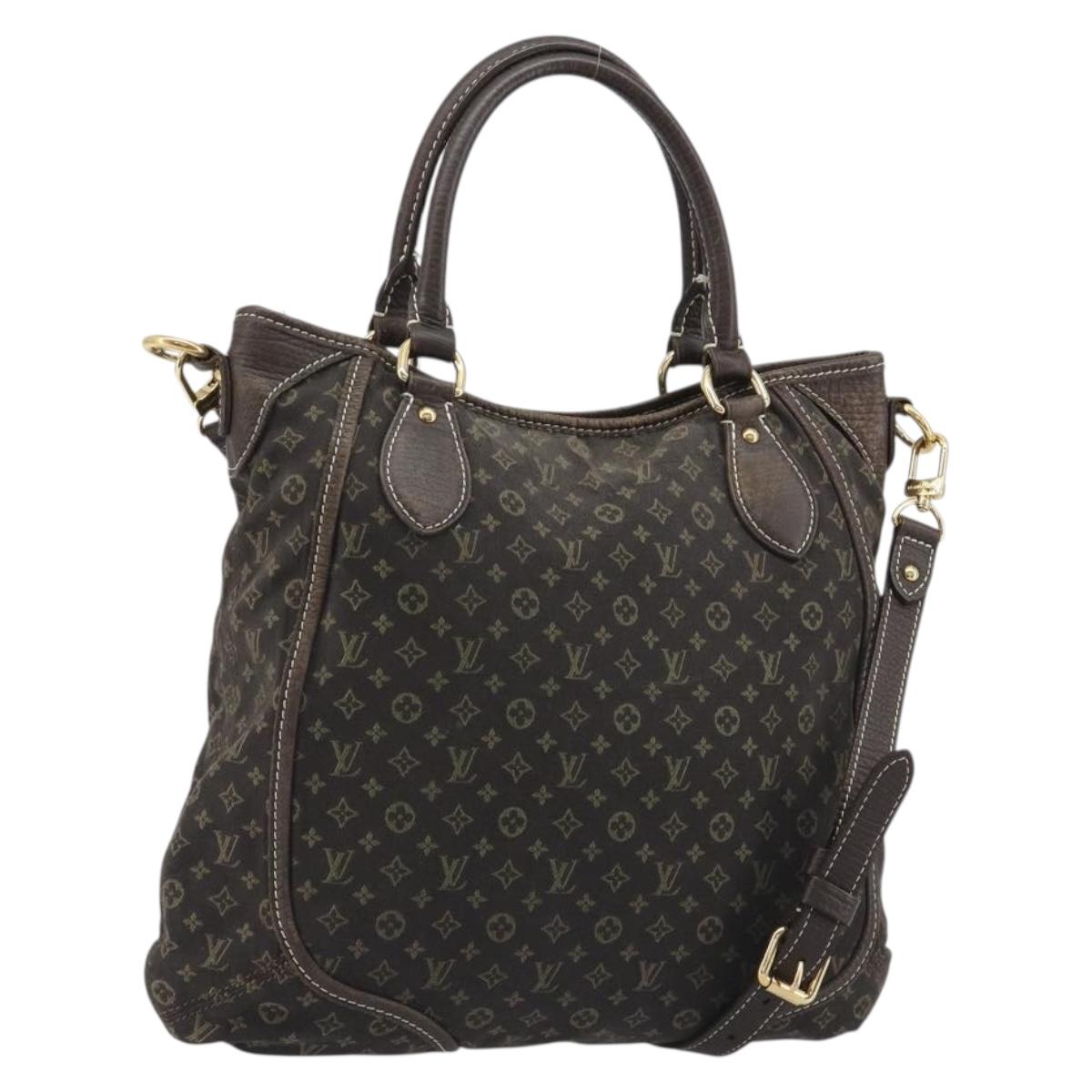 LOUIS VUITTON Monogram Mini Lin Buzasu Anjoul Brown Ebene M95617 LV Auth BA13988 - Jerrillo