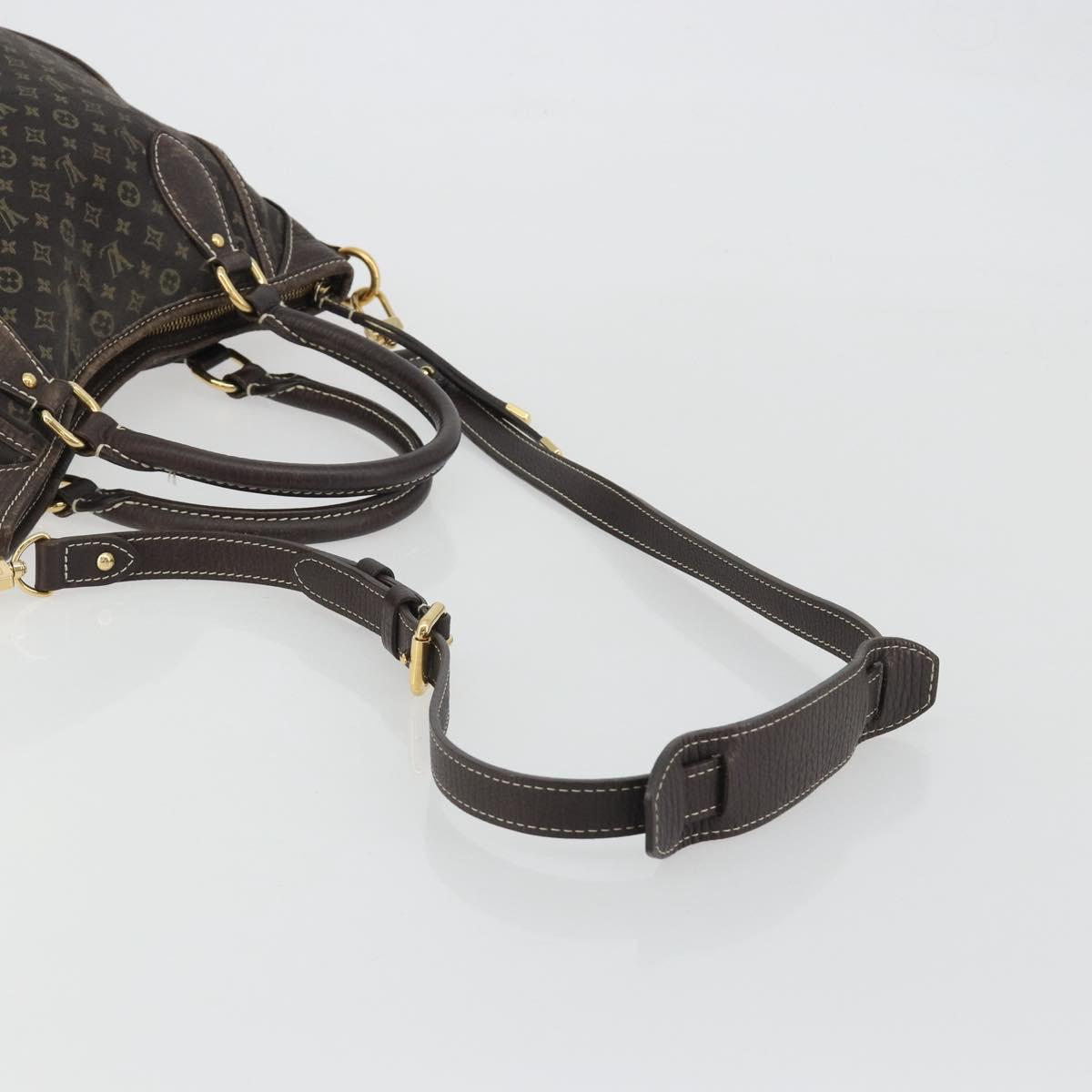 LOUIS VUITTON Monogram Mini Lin Buzasu Anjoul Brown Ebene M95617 LV Auth BA13988 - Jerrillo image 8