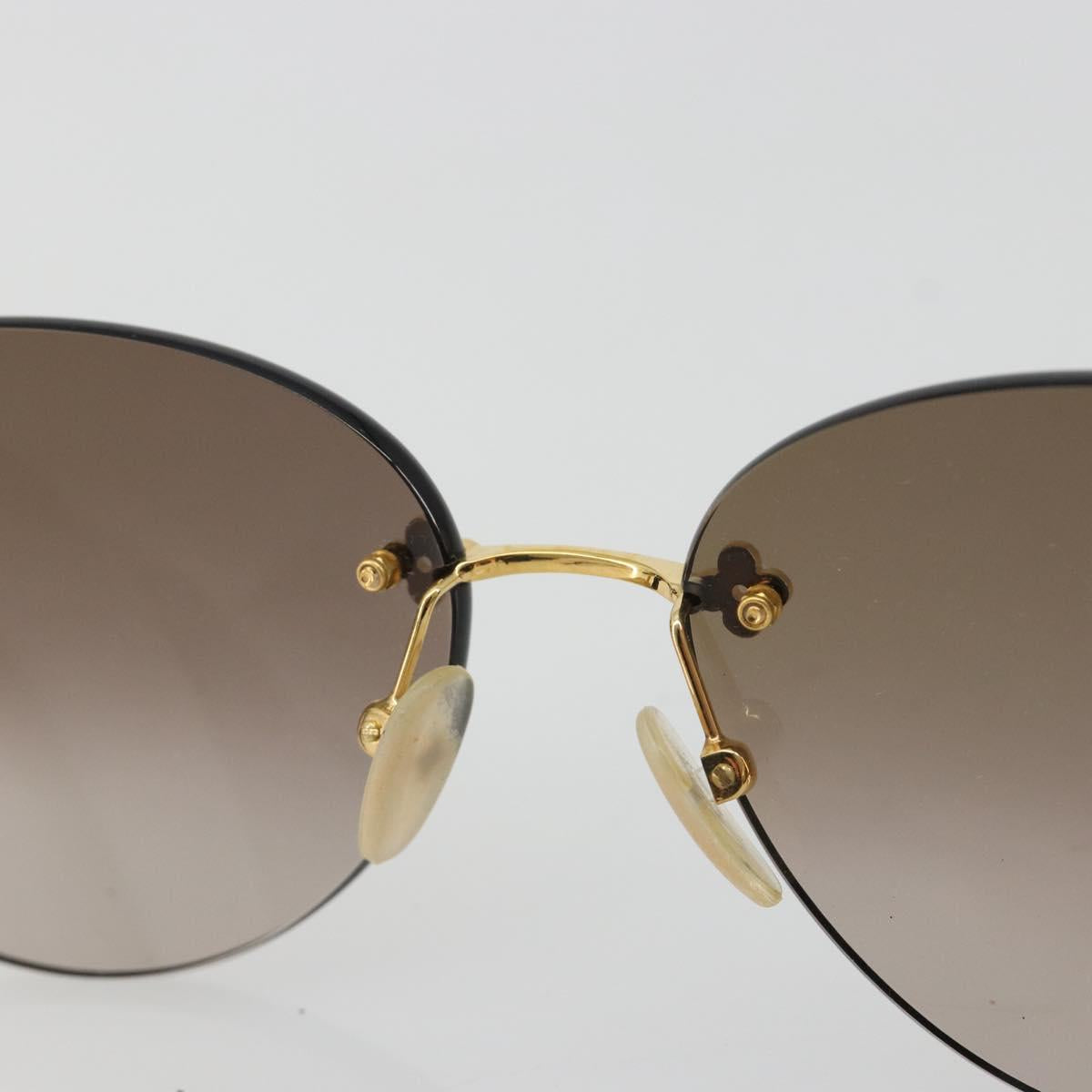 LOUIS VUITTON Desmayo Cat Eye Sunglasses Metal Brown Gold Z0051U Auth BA14024M - Jerrillo image 9