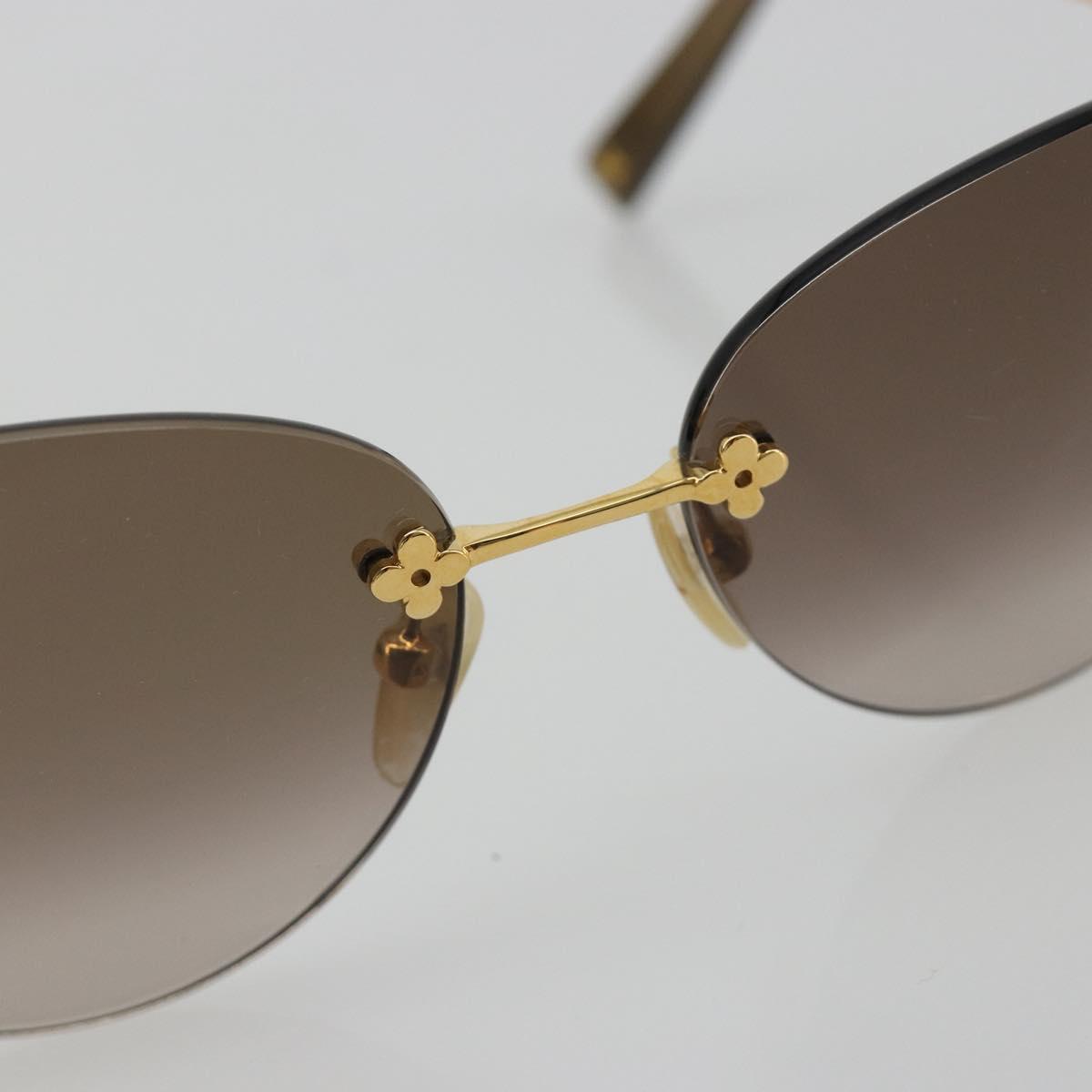 LOUIS VUITTON Desmayo Cat Eye Sunglasses Metal Brown Gold Z0051U Auth BA14024M - Jerrillo image 7