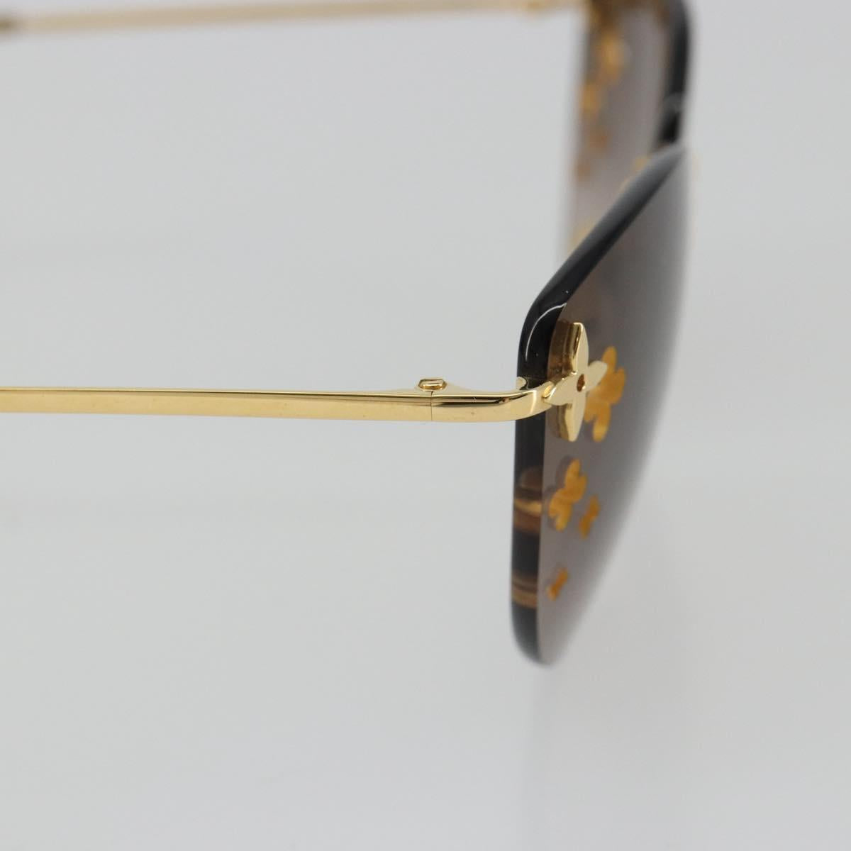LOUIS VUITTON Desmayo Cat Eye Sunglasses Metal Brown Gold Z0051U Auth BA14024M - Jerrillo image 8