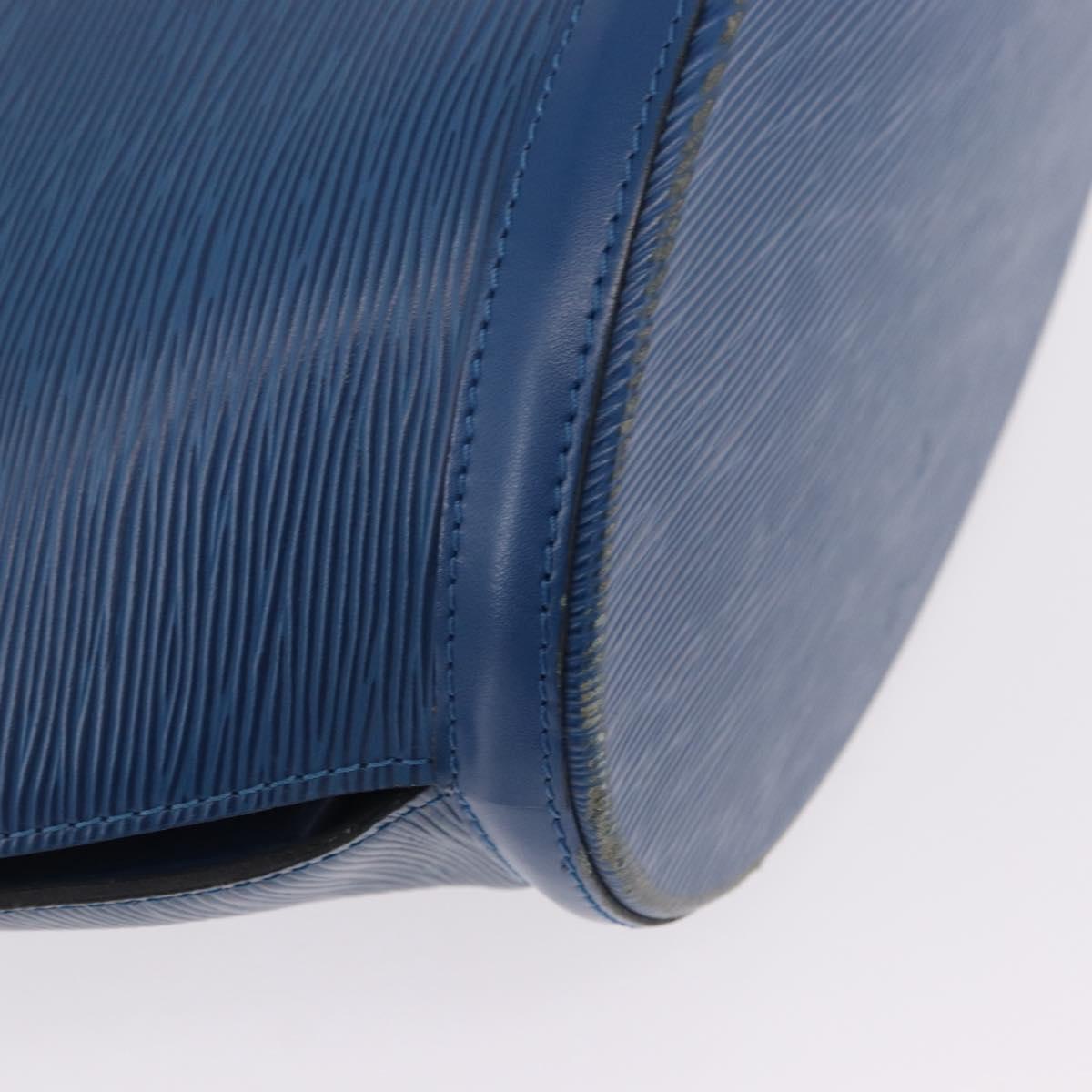 LOUIS VUITTON Epi Saint Jacques Shopping Shoulder Bag Blue M52275 Auth BA14083 - Jerrillo image 10