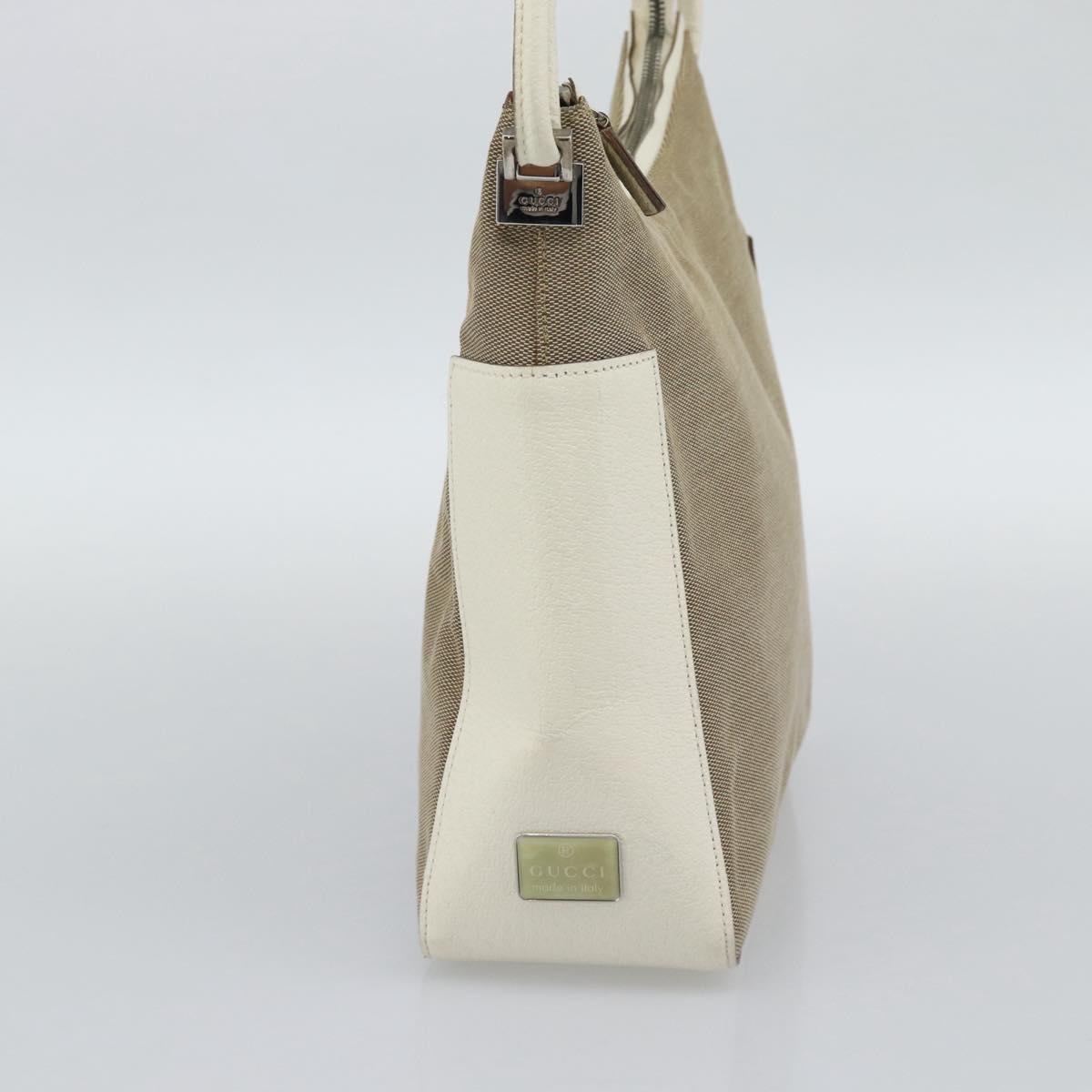 GUCCI GG Canvas Shoulder Bag Beige Silver 001 3766 Auth BA14143 - Jerrillo image 4