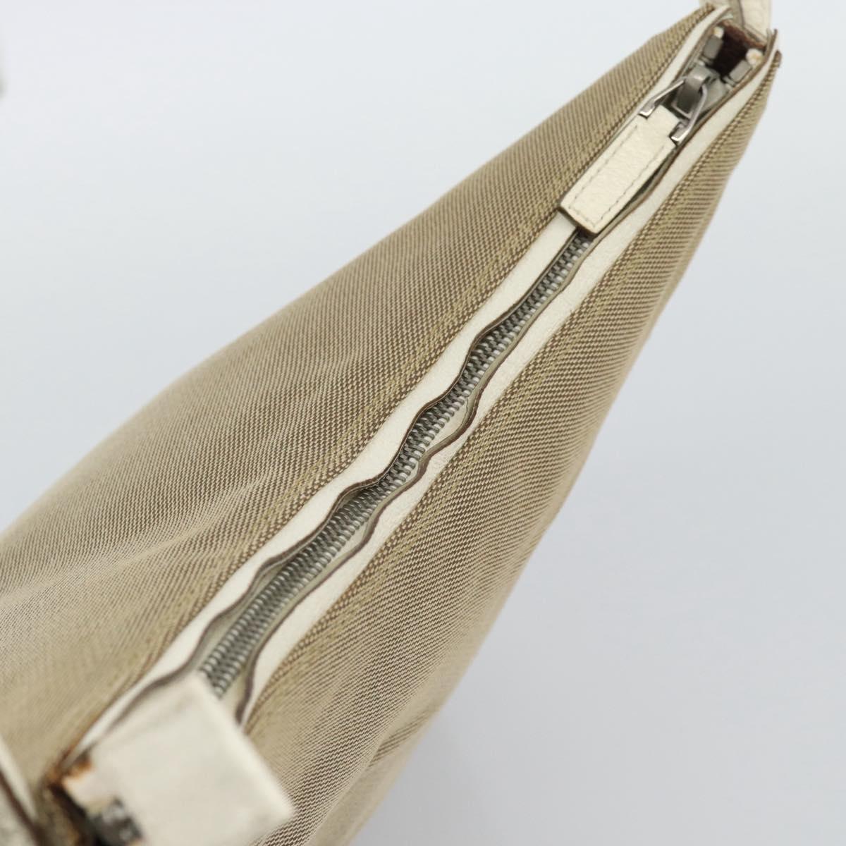 GUCCI GG Canvas Shoulder Bag Beige Silver 001 3766 Auth BA14143 - Jerrillo image 6