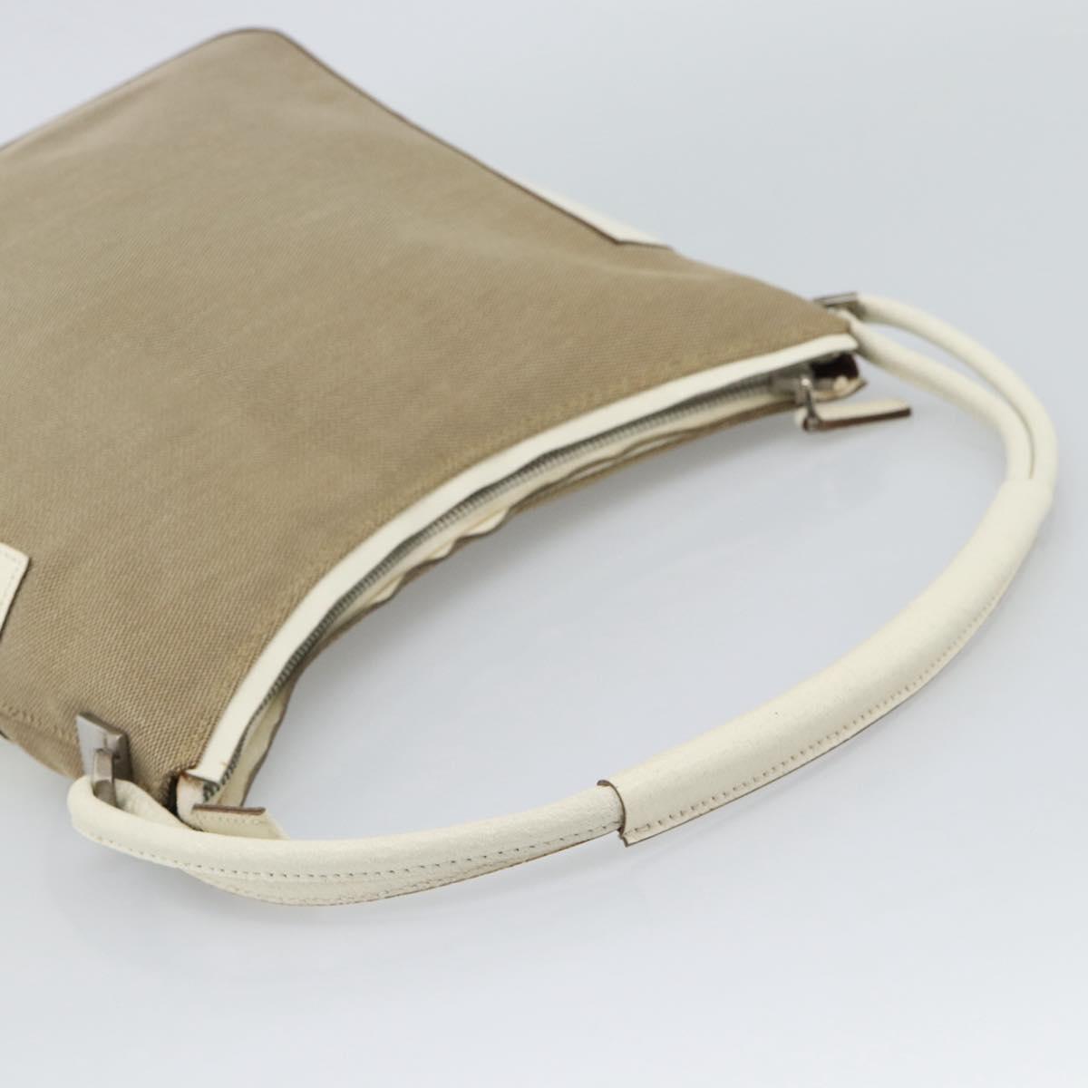 GUCCI GG Canvas Shoulder Bag Beige Silver 001 3766 Auth BA14143 - Jerrillo image 7