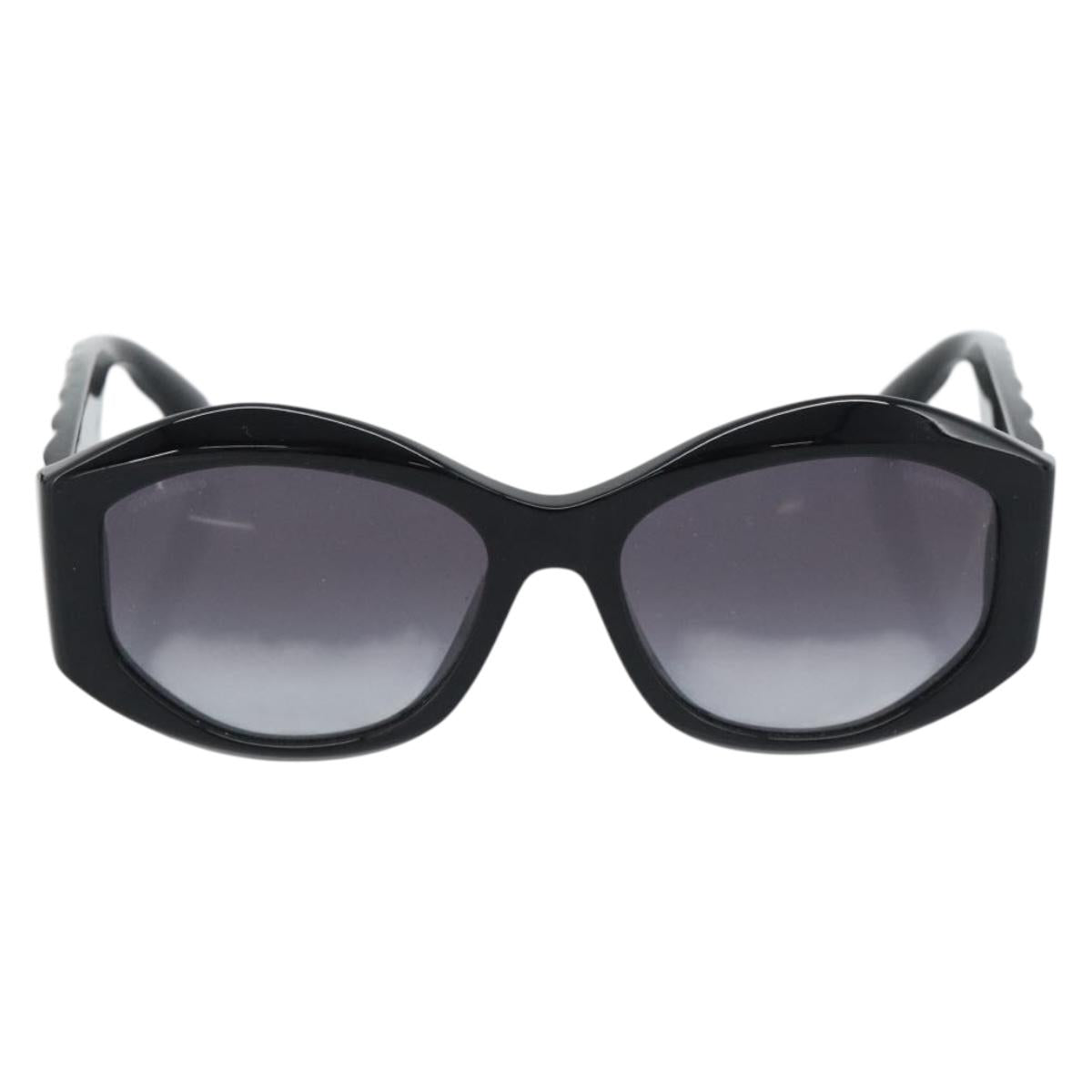 CHANEL Sunglasses Plastic Black CC Auth BA14257M - Jerrillo image 2