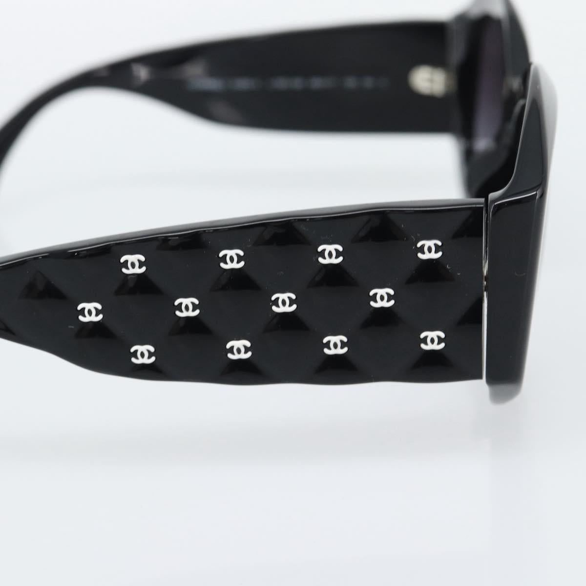 CHANEL Sunglasses Plastic Black CC Auth BA14257M - Jerrillo image 5
