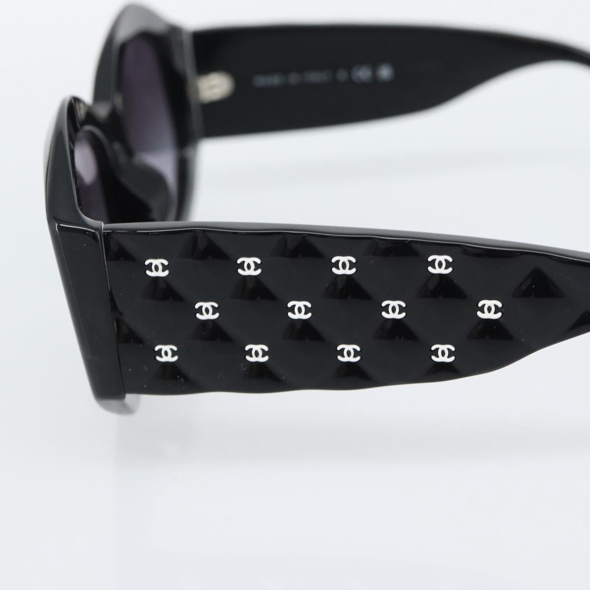 CHANEL Sunglasses Plastic Black CC Auth BA14257M - Jerrillo image 7