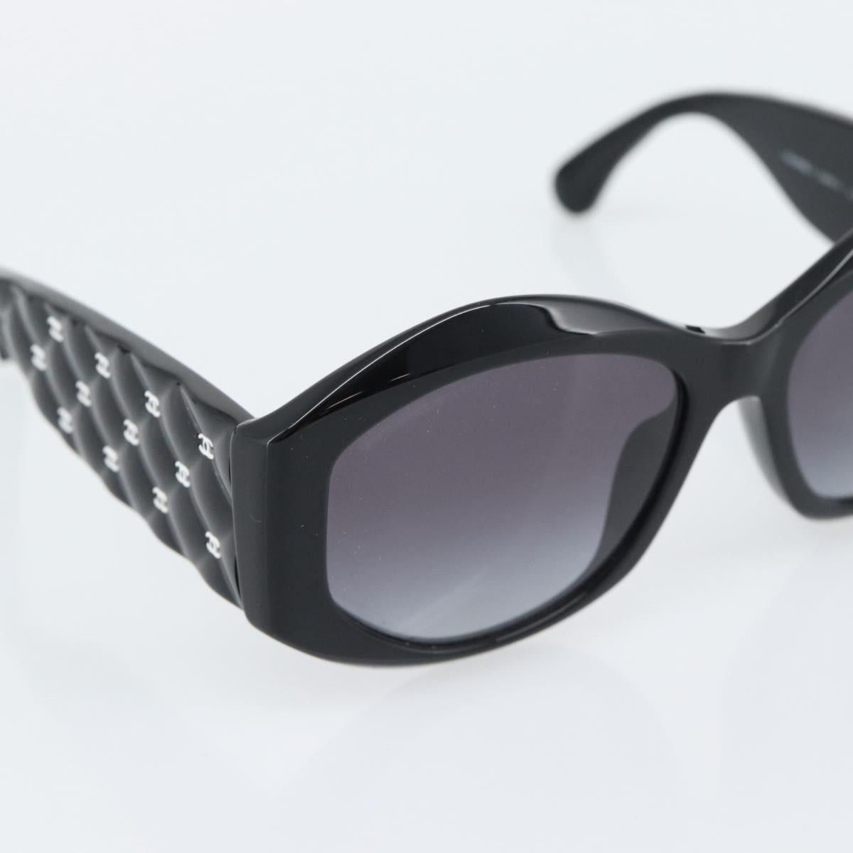 CHANEL Sunglasses Plastic Black CC Auth BA14257M - Jerrillo image 8