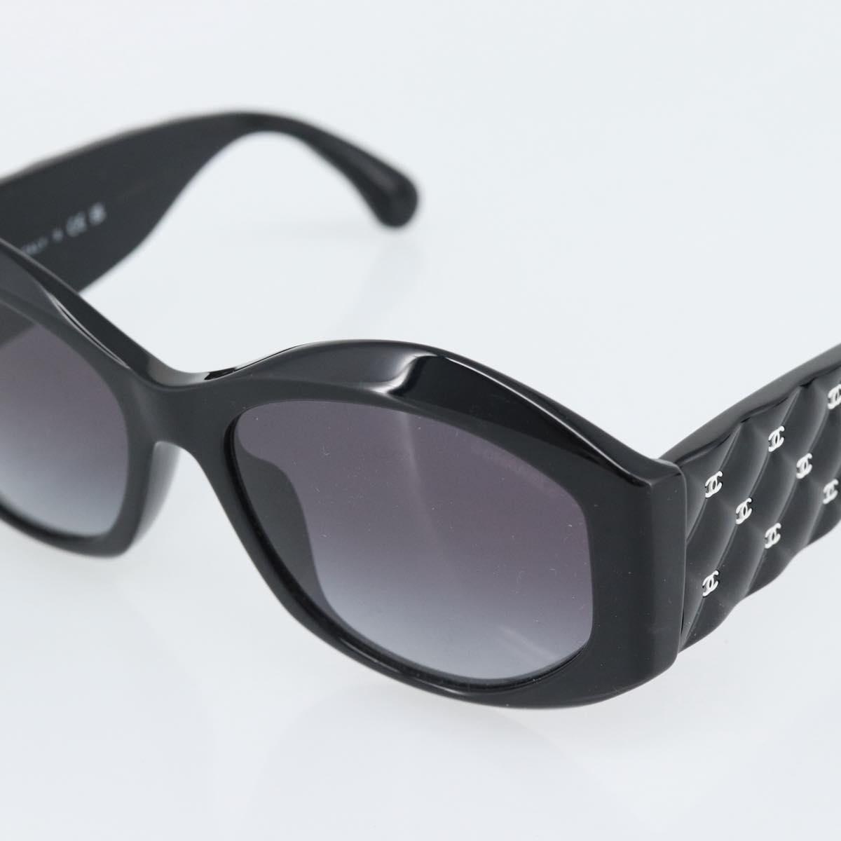 CHANEL Sunglasses Plastic Black CC Auth BA14257M - Jerrillo image 9