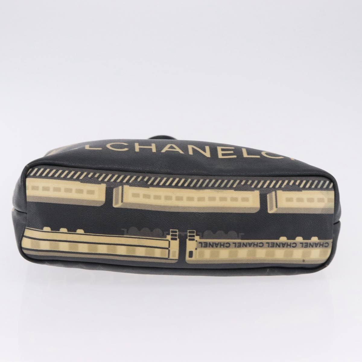 CHANEL Central Station Tote Bag PVC Canvas Black Silver CC Auth BA14429 - Jerrillo image 10
