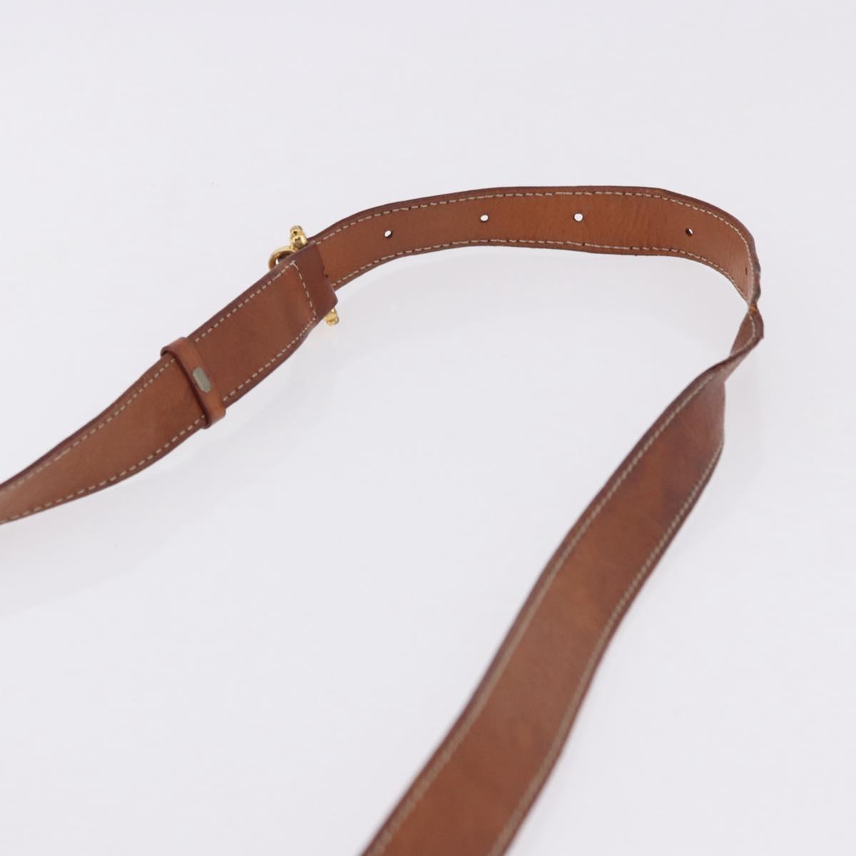 CELINE Macadam Canvas Shoulder Bag PVC Leather Brown Gold Auth BA14485 - Jerrillo image 9