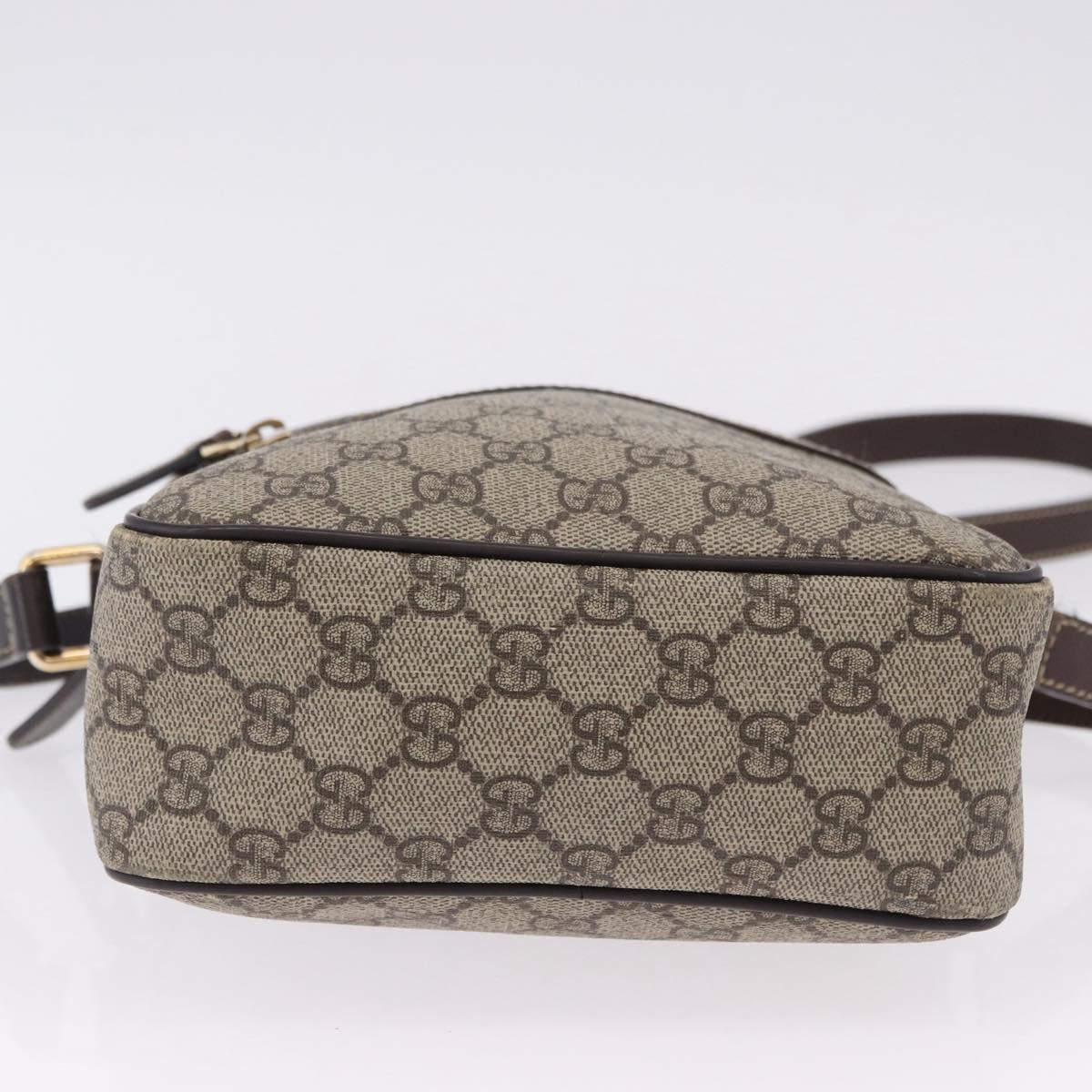 GUCCI GG Supreme Shoulder Bag PVC Beige Gold 233268 Auth BA14504 - Jerrillo image 6