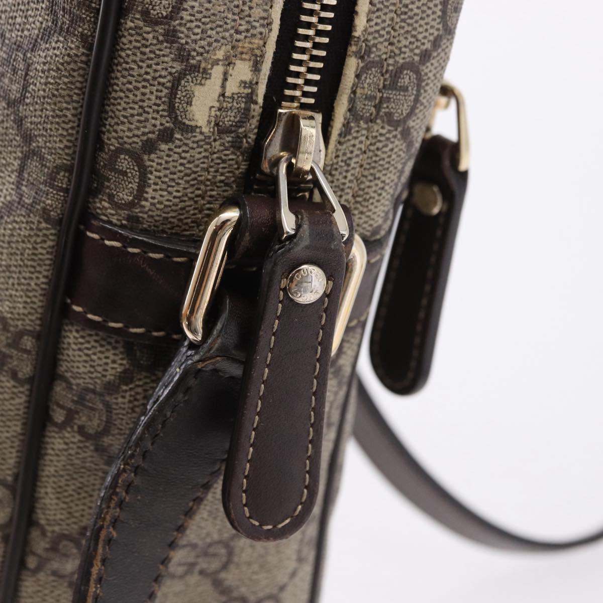 GUCCI GG Supreme Shoulder Bag PVC Beige Gold 233268 Auth BA14504 - Jerrillo image 10