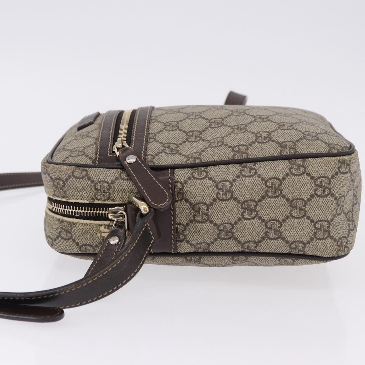 GUCCI GG Supreme Shoulder Bag PVC Beige Gold 233268 Auth BA14504 - Jerrillo image 5