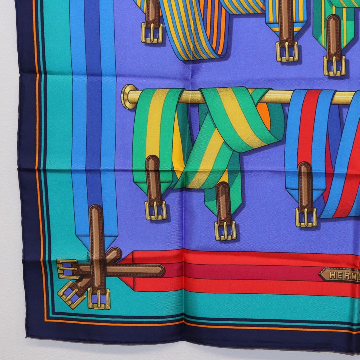 HERMES Carre 90 Scarf Silk Multicolor Auth BA14509M - Jerrillo image 8