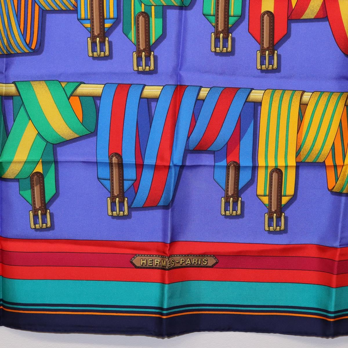 HERMES Carre 90 Scarf Silk Multicolor Auth BA14509M - Jerrillo image 9
