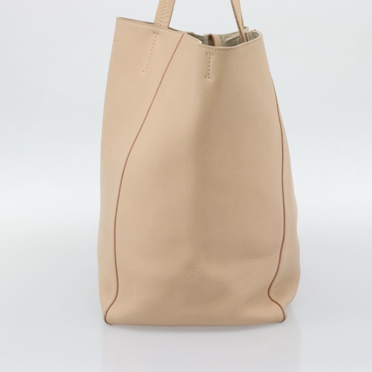 CELINE Tote Bag Leather Beige Auth BA14562A - Jerrillo image 5