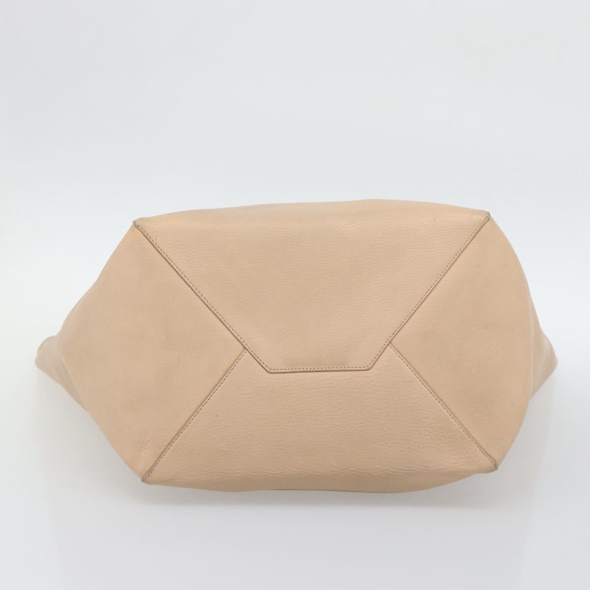 CELINE Tote Bag Leather Beige Auth BA14562A - Jerrillo image 9