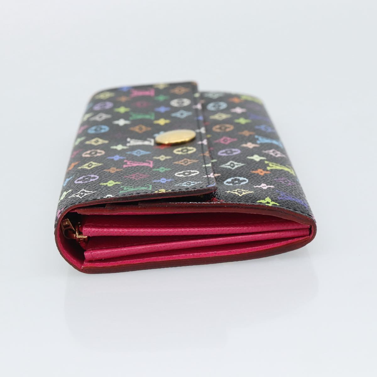 LOUIS VUITTON Monogram Multicolor Portefeiulle Sarah Black M60668 Auth BA14625V - Jerrillo image 3