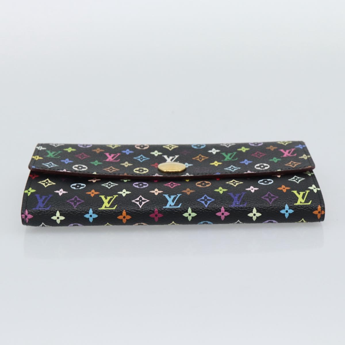 LOUIS VUITTON Monogram Multicolor Portefeiulle Sarah Black M60668 Auth BA14625V - Jerrillo image 6