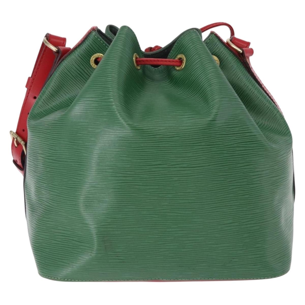 LOUIS VUITTON Epi Petit Noe Shoulder Bag Green Red M44147 LV Auth BA14655A - Jerrillo image 2
