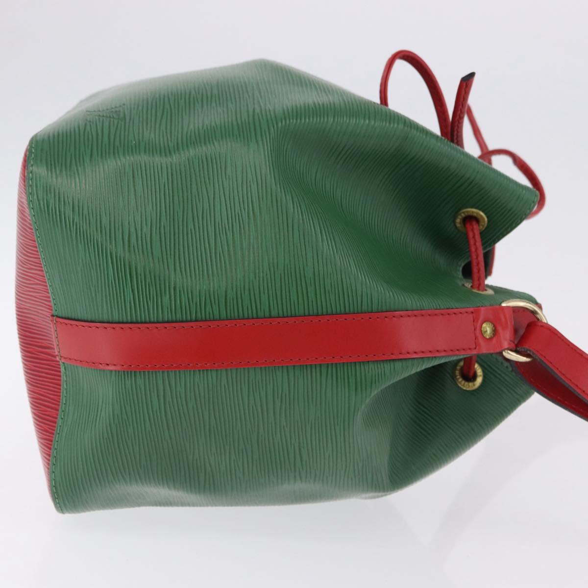 LOUIS VUITTON Epi Petit Noe Shoulder Bag Green Red M44147 LV Auth BA14655A - Jerrillo image 3