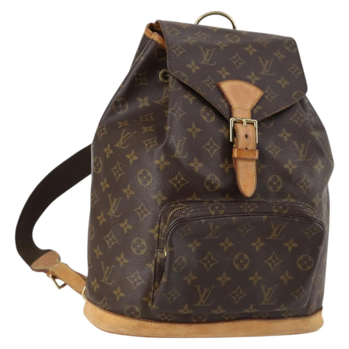 LOUIS VUITTON Monogram Montsouris GM Backpack M51135 LV Auth BA5703 - Jerrillo