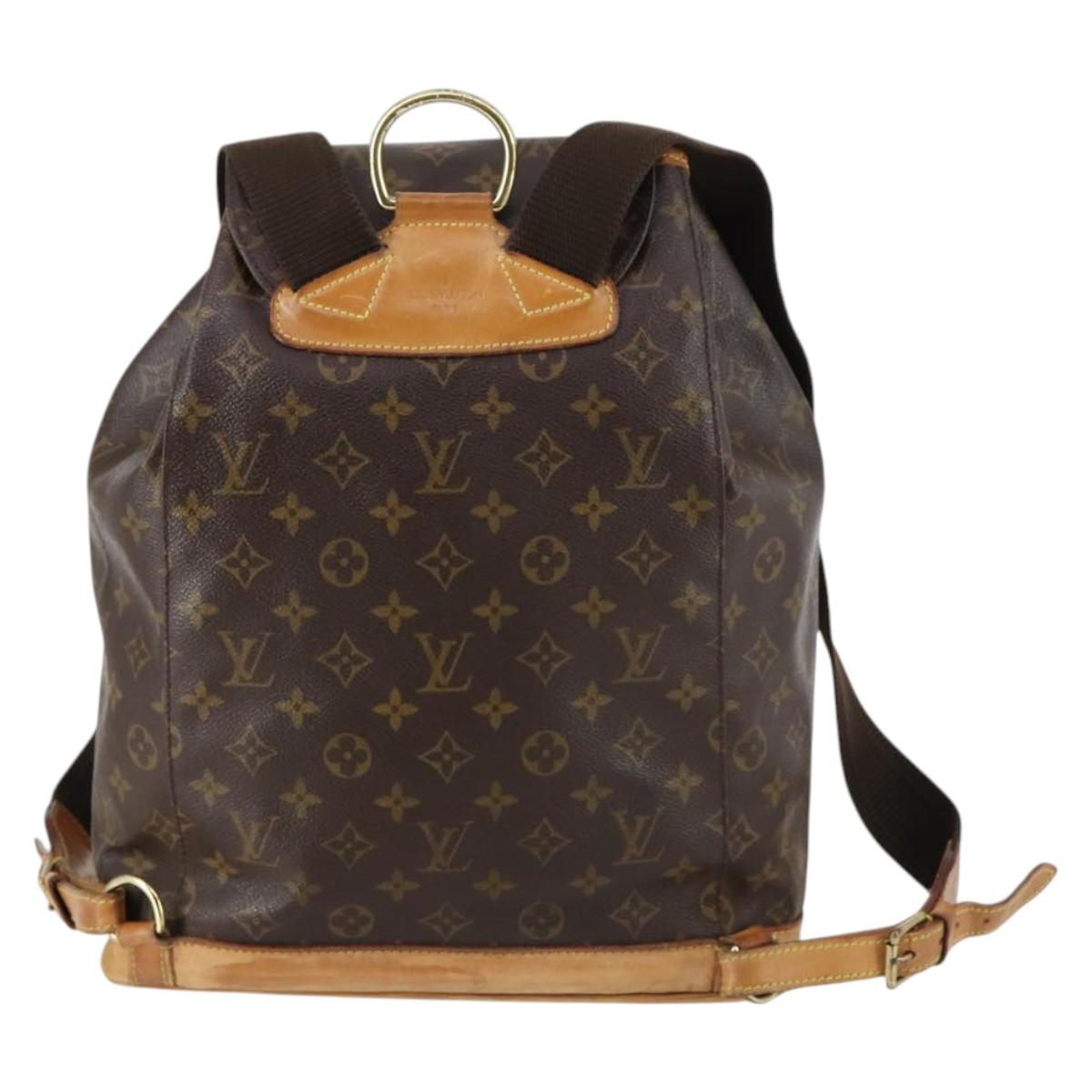 LOUIS VUITTON Monogram Montsouris GM Backpack M51135 LV Auth BA5703 - Jerrillo image 2