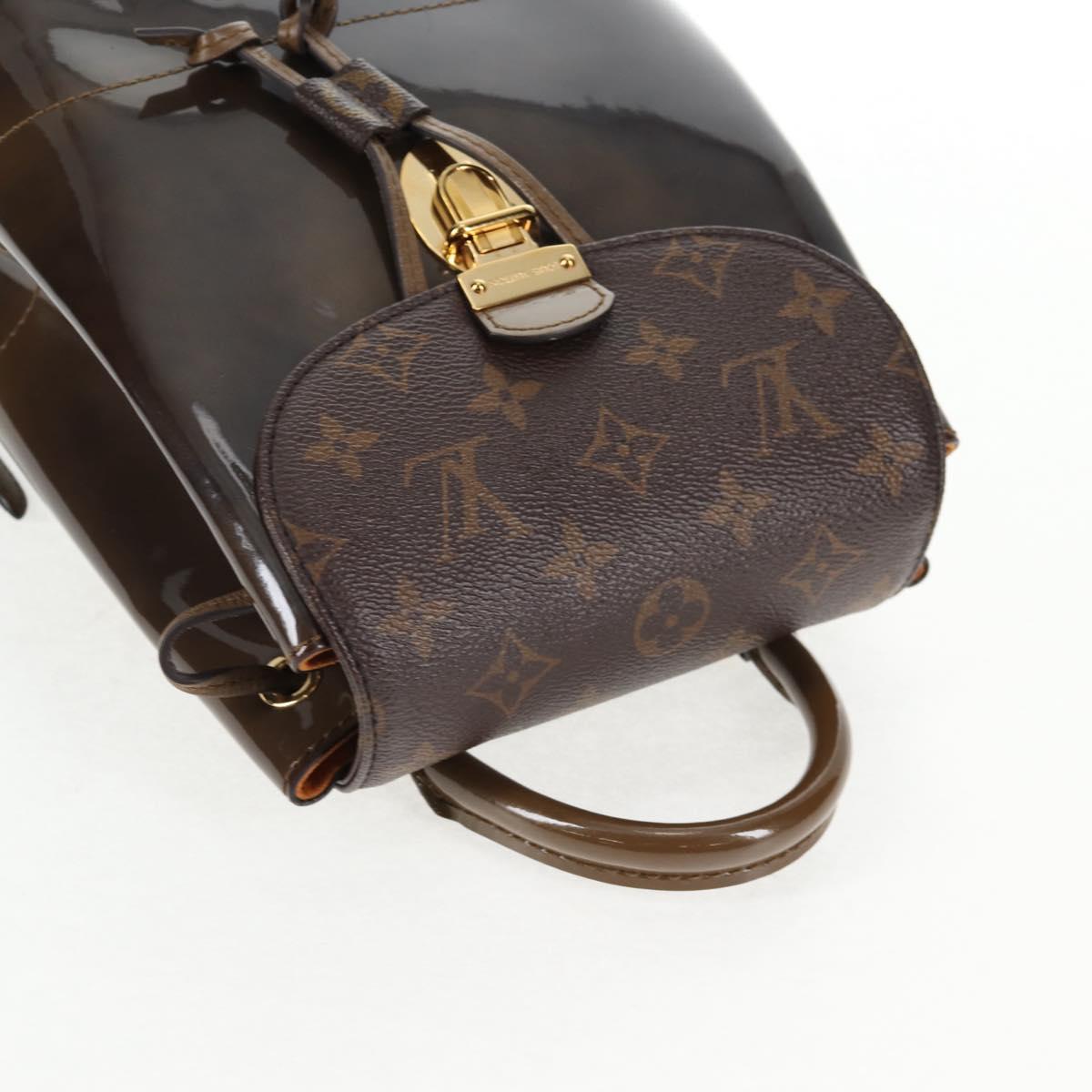 LOUIS VUITTON Monogram Vernis Hot Springs Backpack Khaki M54389 LV Auth BA5768V - Jerrillo image 7
