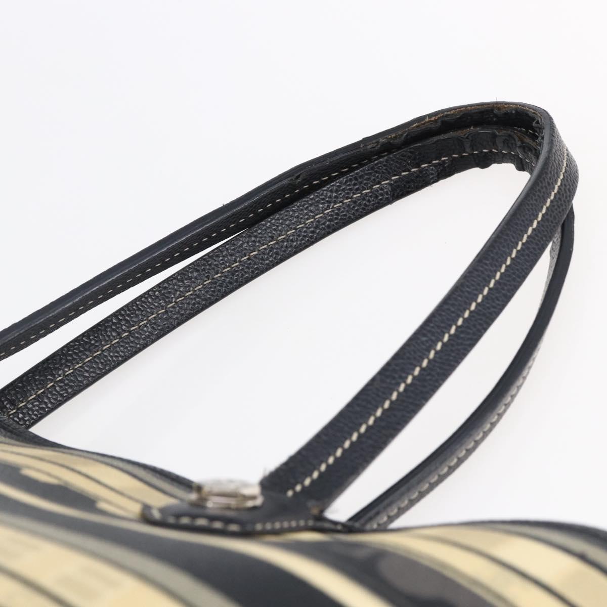 CHANEL Central Station Tote Bag PVC Canvas Black Silver CC Auth BA6549 - Jerrillo image 8