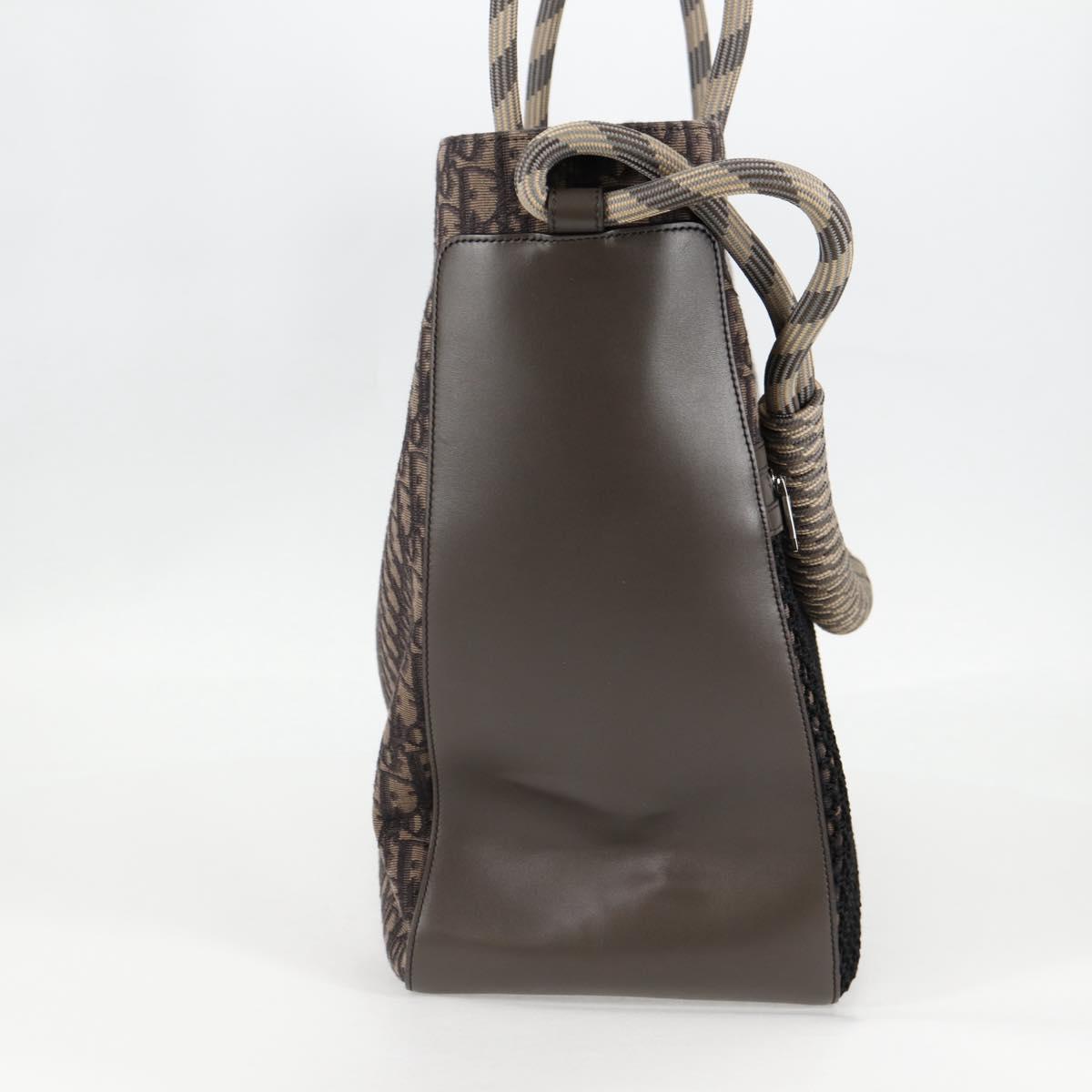 Christian Dior Tote Bag Trotter Canvas Gray Silver Auth bs24696SAM - Jerrillo image 4