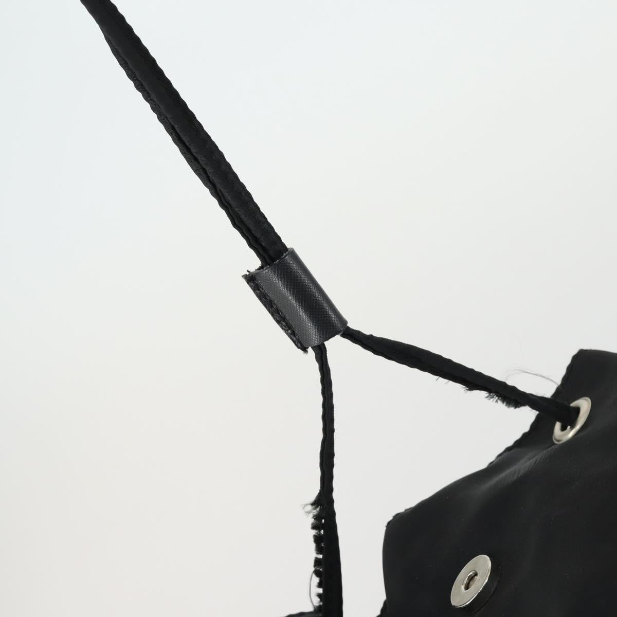 PRADA Backpack Nylon Black Silver Auth bs33077 - Jerrillo image 10