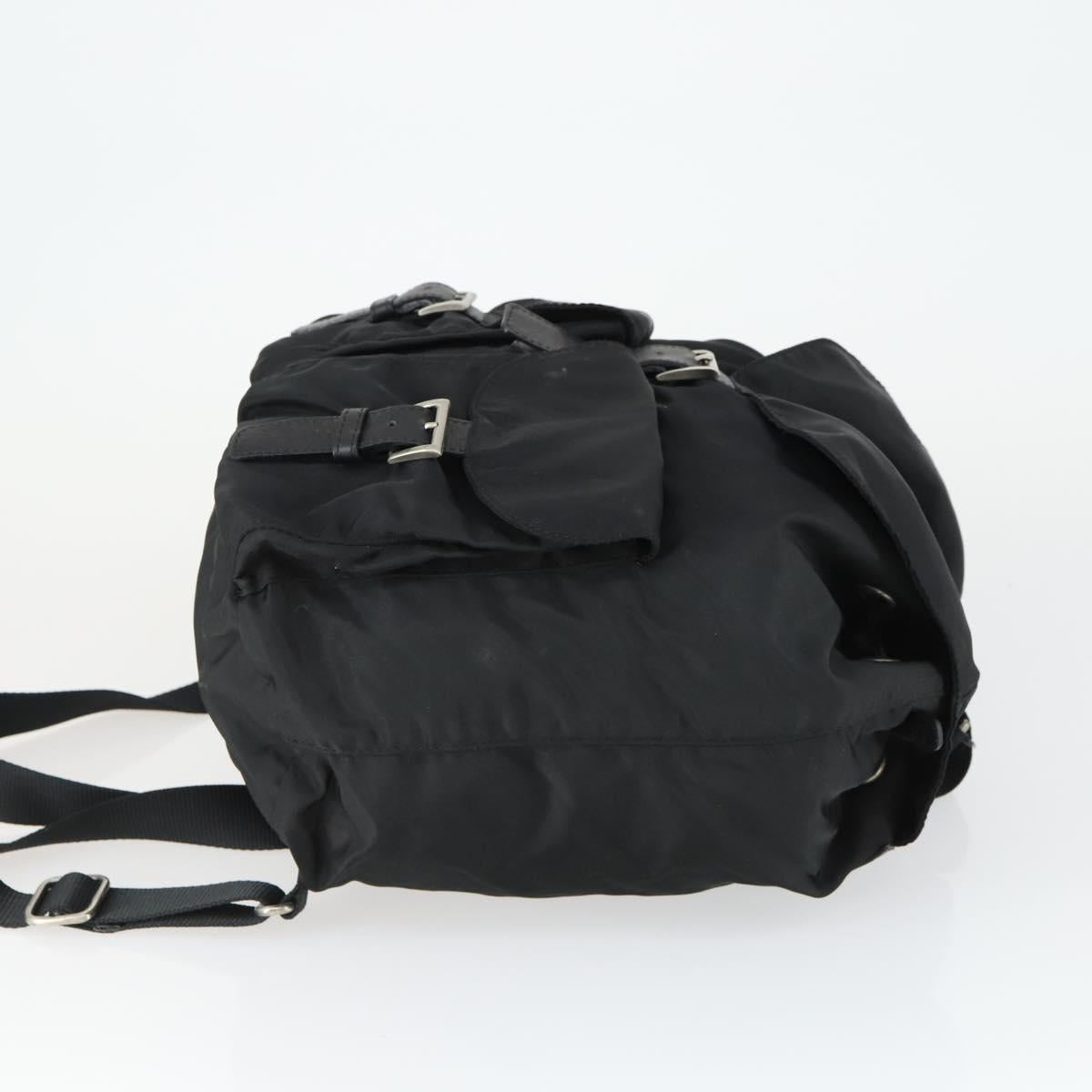 PRADA Backpack Nylon Black Silver Auth bs33077 - Jerrillo image 4