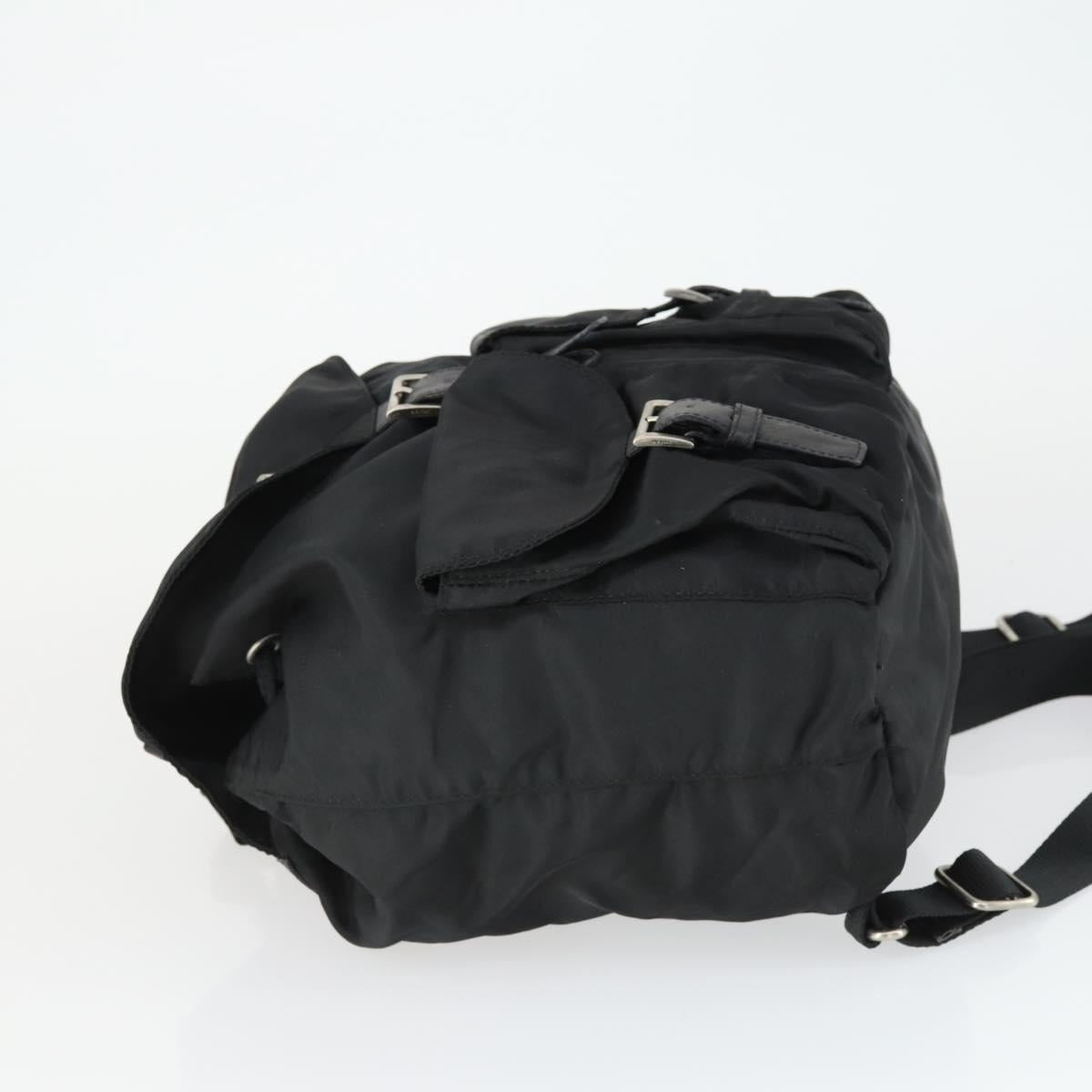 PRADA Backpack Nylon Black Silver Auth bs33077 - Jerrillo image 5