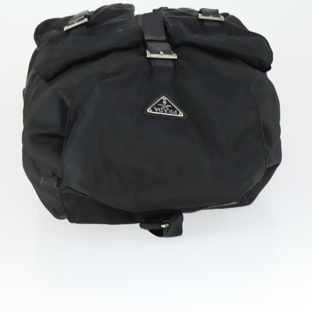 PRADA Backpack Nylon Black Silver Auth bs33077 - Jerrillo image 7