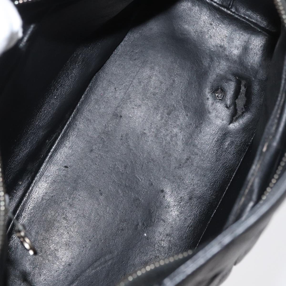 Borsa tote standard CHANEL in pelle di caviale, nera e argento, con logo CC, autentica bs34946 image 10