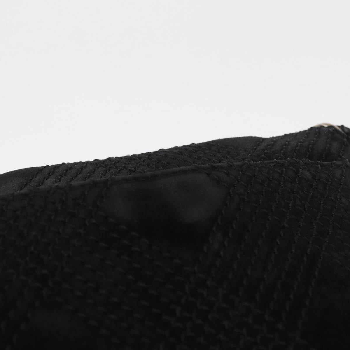 CHANEL Wild Stitch Chain Shoulder Bag Suede Black Gold CC Auth bs34950A - Jerrillo image 3
