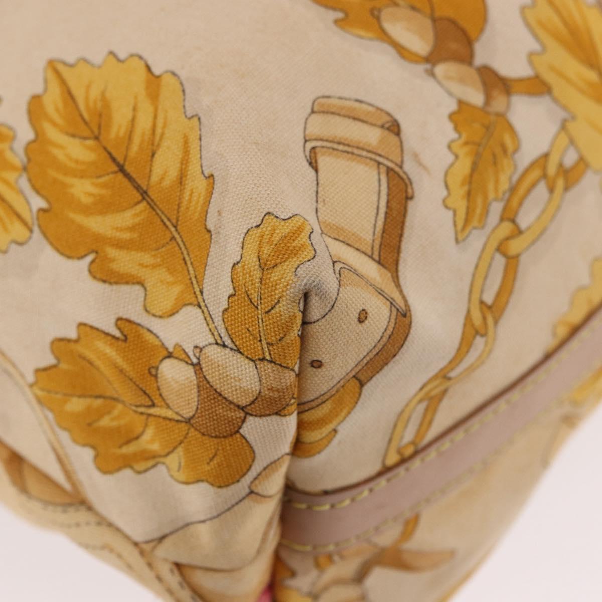 LOEWE Tote Bag Canvas Beige Brown Auth bs35631A - Jerrillo image 9