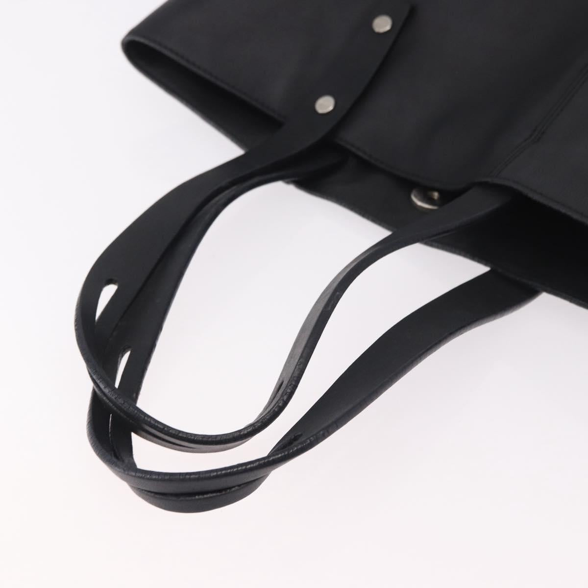 LOEWE Tote Bag Leather Black Silver Auth bs35687 - Jerrillo image 7